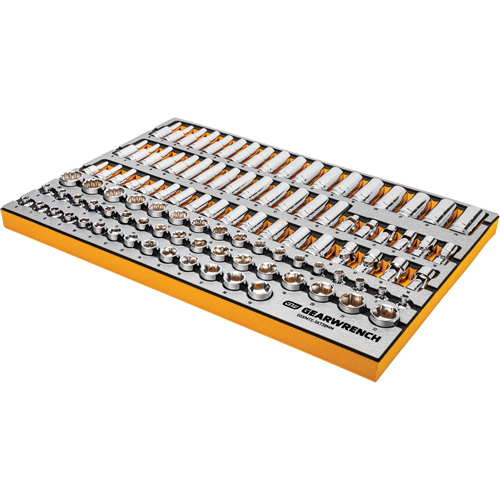 Jeu d'outils pour maître m&eacute;canicien MEGAMOD dans des plateaux en mousse modulaire de premi&egrave;re qualit&eacute; avec rangement d'outils, 1024 morceaux Duraquip Inc