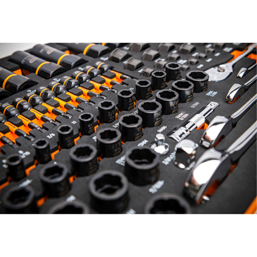 97-Piece Bolt Biter Mechanics Tool Set in Foam Storage Tray Duraquip Inc