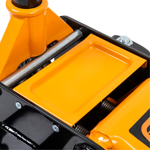 Heavy-Duty Floor Jack, 3 Ton(s) Capacity, 5-1/4" Lowered, 18-1/4" Raised, Manual Hydraulic Duraquip Inc