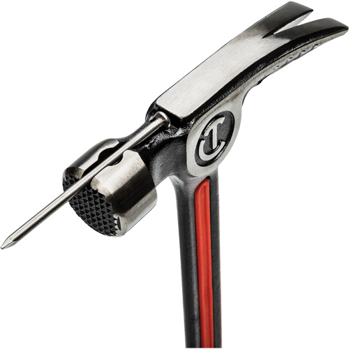 Marteau de charpente en acier avec face meul&eacute;e, 22 oz, Prise en Acier plein, 16" lo Duraquip Inc