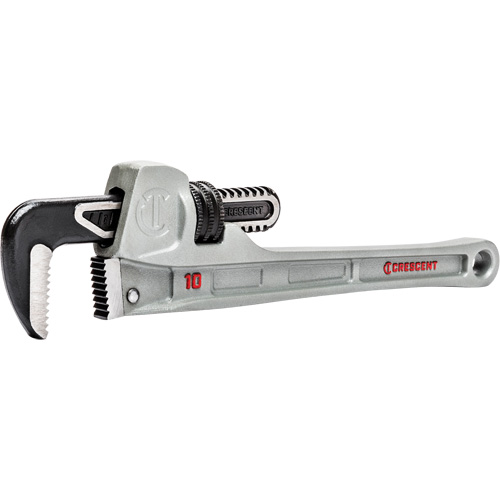 Cl&eacute; pour tuyau &agrave; m&acirc;choires &eacute;troite, Cap des m&acirc;choires 1-9/10", Longueur 10", Fini Rev&ecirc;tement en poudre, Prise Aucune Duraquip Inc