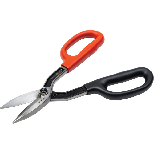 Straight Pattern Tinner Snips, 2" Cut Length, Straight Cut Duraquip Inc