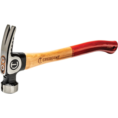 Milled-Face Framing Hammer, 22 oz., Wood Handle, 18" L Duraquip Inc