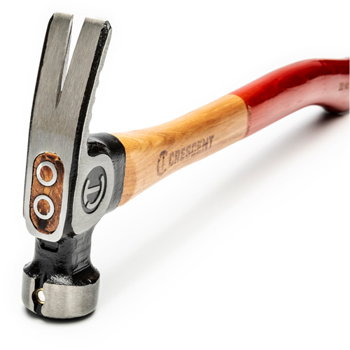 Milled-Face Framing Hammer, 22 oz., Wood Handle, 18" L Duraquip Inc