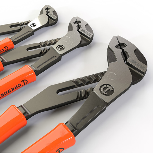 Jeu de pinces bouvet&eacute;es avec manche tremp&eacute; et m&acirc;choire droite Z2 K9, 3 Morceaux Duraquip Inc