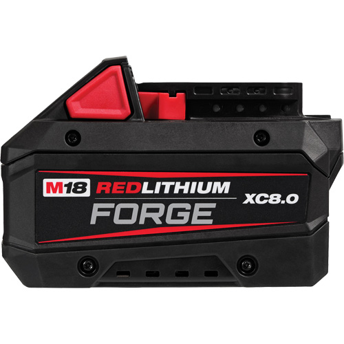 REDLITHIUM FORGE XC8.0 Battery Pack, Lithium-Ion, 18 V, 8 Ah Duraquip Inc