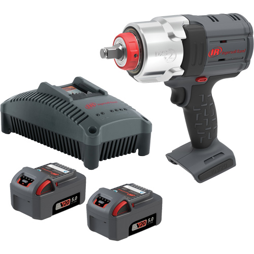 DXS2&reg; Cordless Impact Wrench Kit, 20 V, 1/2" Socket Duraquip Inc