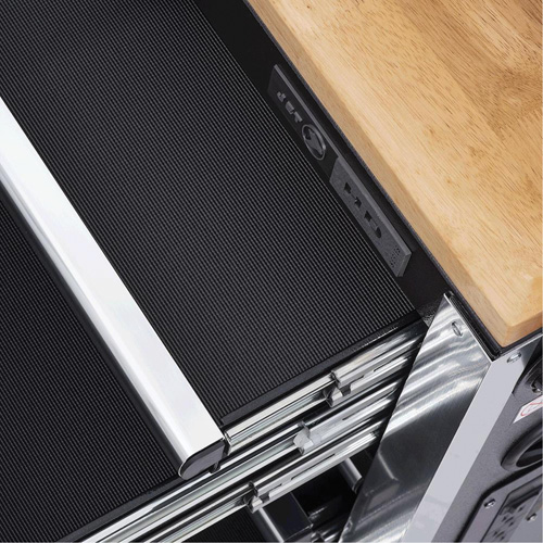 HDRC5212 HD Series Roller Cabinet, 12 Drawers, 51-1/4" W x 21" D x 40-3/10" H, Black Duraquip Inc