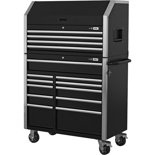 HDCC-4115 HD Series Toolbox Combo, 21-1/2" D x 44-1/5" W x 63-3/10" H, Black Duraquip Inc