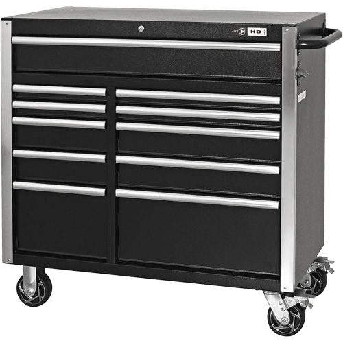 HDCC-4115 HD Series Toolbox Combo, 21-1/2" D x 44-1/5" W x 63-3/10" H, Black Duraquip Inc