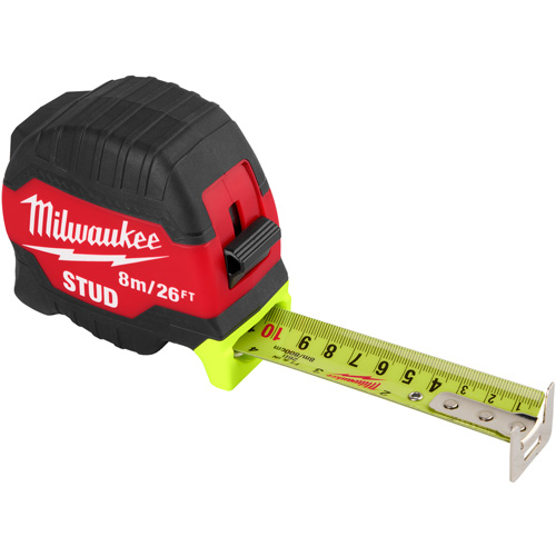 Stud Tape Measure, 1-5/16" x 26' Duraquip Inc