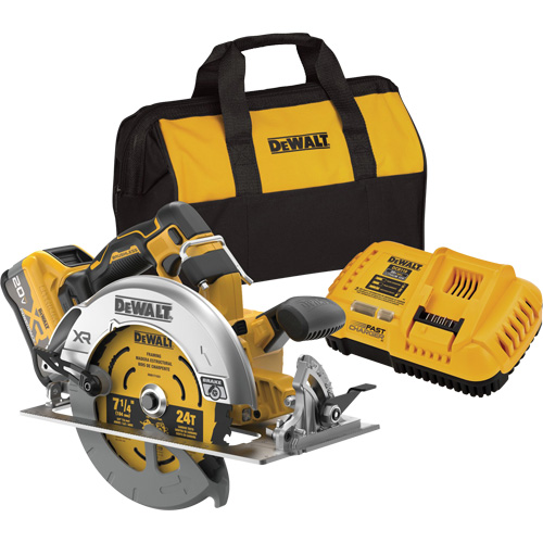MAX* XR&reg; Brushless Cordless Circular Saw Kit with XR POWERPACK, 7-1/4", 20 V Duraquip Inc