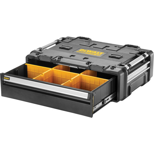 TOUGHSYSTEM&reg; 2.0 DXL Drawer, 30" x 21-13/20" x 9-17/20", Black/Yellow Duraquip Inc