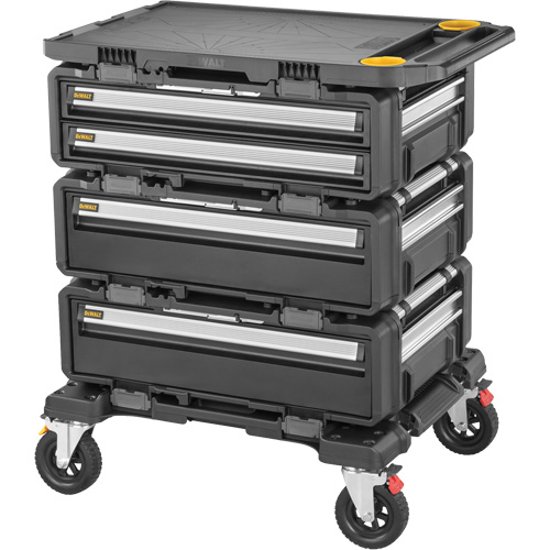 TOUGHSYSTEM&reg; 2.0 DXL 5-in-1 Modular Workstation, 34" x 25-4/5" x 39", Black/Yellow Duraquip Inc