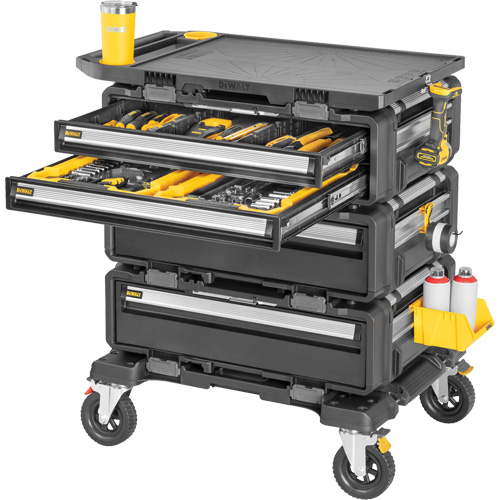 TOUGHSYSTEM&reg; 2.0 DXL 5-in-1 Modular Workstation, 34" x 25-4/5" x 39", Black/Yellow Duraquip Inc