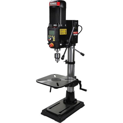 Benchtop DVR Drill Press, 16", 5/8" Chuck, 3000 RPM Duraquip Inc