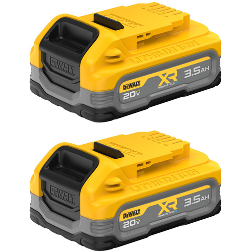XR POWERSTACK Battery - 2-Pack , Lithium-Ion, 20 V, 3.5 Ah Duraquip Inc