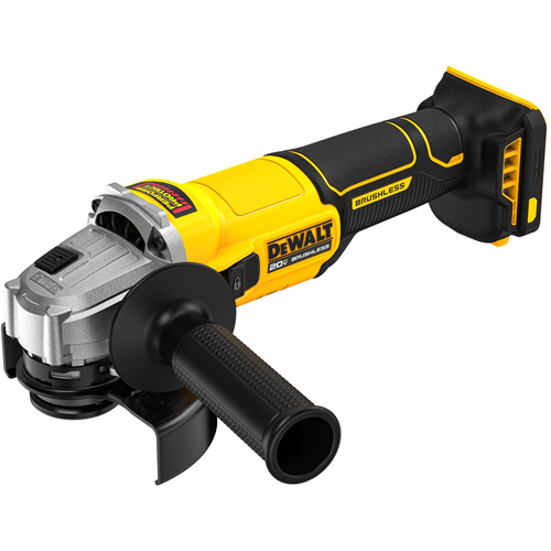 Brushless Cordless Slide-Switch Grinder (Tool Only), 4-1/2" Wheel, 20 V Duraquip Inc