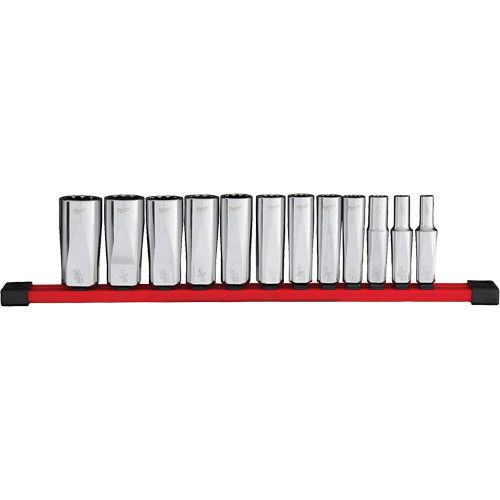 Jeu de douilles profondes SAE &agrave; 12 pans , 12 Mcx, Prise de 3/8", Profond Duraquip Inc