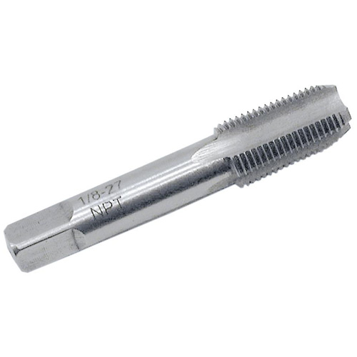 Taraud d'alliage pour tuyau, 3/8"-18, Conique, Carbure Duraquip Inc