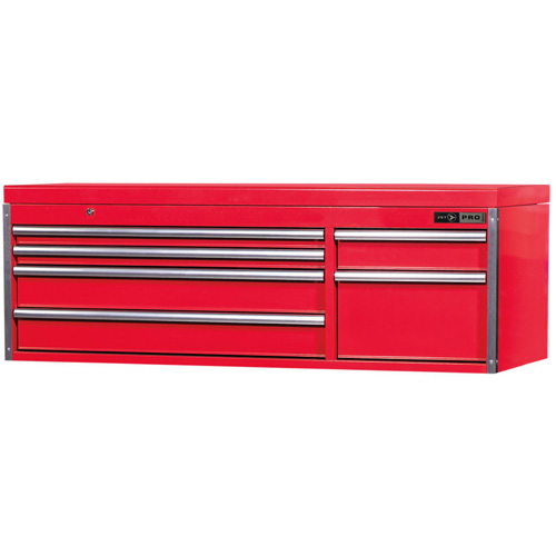 PMC5606 Pro Series Mechanics Chest, 55-1/2" W, 6 Drawers, Red Duraquip Inc