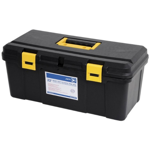 Coffre &agrave; outils portatif en plastique JPTB-22, 22" la x 10-1/4" p x 9-1/2" h, Noir Duraquip Inc