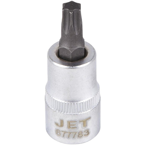 Bit Socket, Torx&reg;, T-45 x 2" L, 3/8" Drive Duraquip Inc