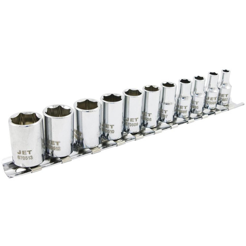 Jeu de douilles m&eacute;triques &agrave; 6 pans SS1411M-6, 11 Mcx, Prise de 1/4" Duraquip Inc