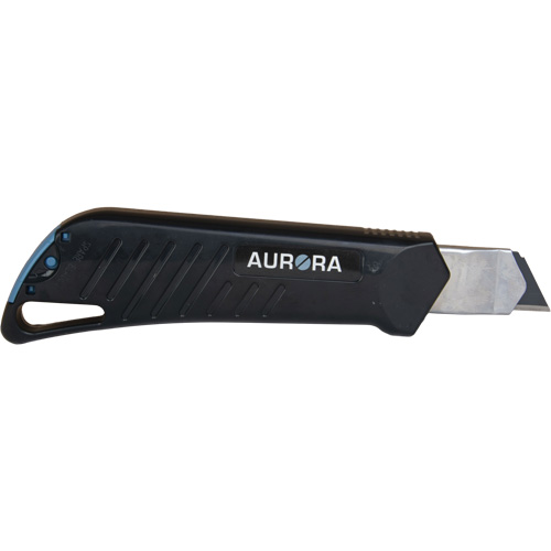 18mm Professional Knife with Ratchet, Stainless Steel, Heavy-Duty, Plastic Handle Duraquip Inc