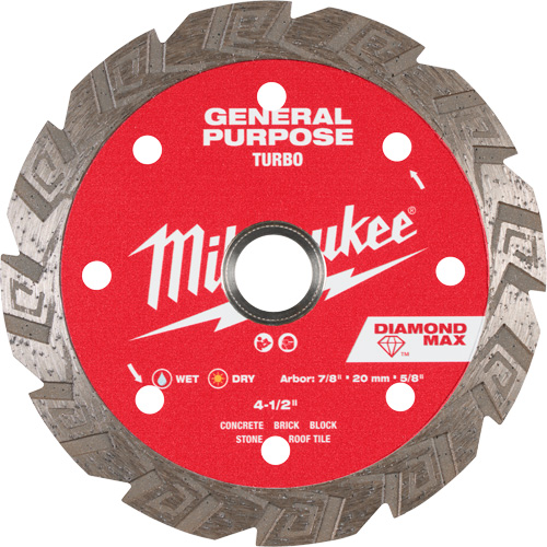 DIAMOND MAX Turbo General Purpose Diamond Blade Duraquip Inc