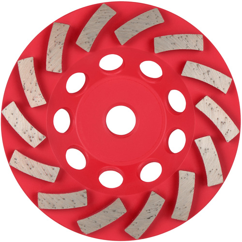 DIAMOND MAX Turbo 14-Segment Diamond Cup Wheel Duraquip Inc