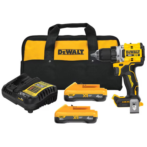 MAX* XR&reg; Brushless Cordless Drill/Driver Kit, Lithium-Ion, 20 V, 1/2" Chuck Duraquip Inc