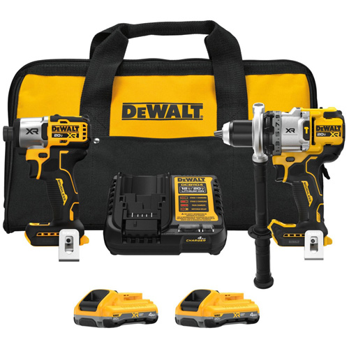 MAX* XR&reg; 3-Speed Hammer Drill & Impact Driver 2-Tool Combo Kit with XR POWERPACK Batteries, Lithium-Ion, 20 V Duraquip Inc