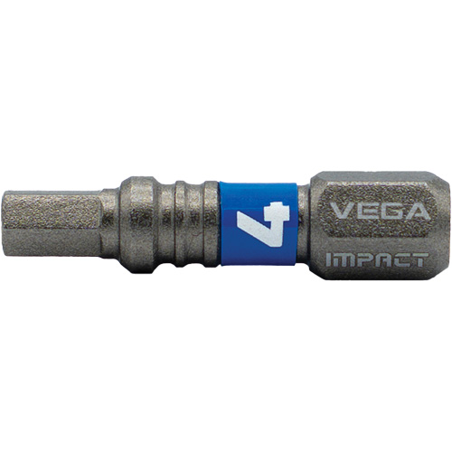 Embout Impactech, Hexagonale, 4 mm, Prise 1/4" Duraquip Inc