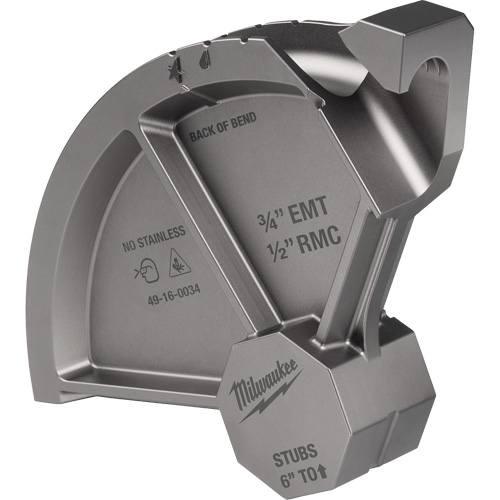 3/4” EMT / 1/2” RMC Conduit Bending Shoe Duraquip Inc