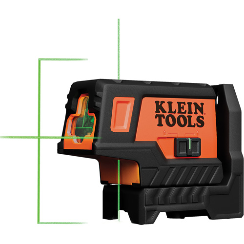 Compact Green Cross-Line Laser Level with Plumb Spot Duraquip Inc