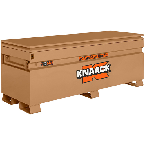 Coffre de chantier mod&egrave;le 2472 avec cadenas, 72" x 24" x 28-1/4", Acier, Havane Duraquip Inc