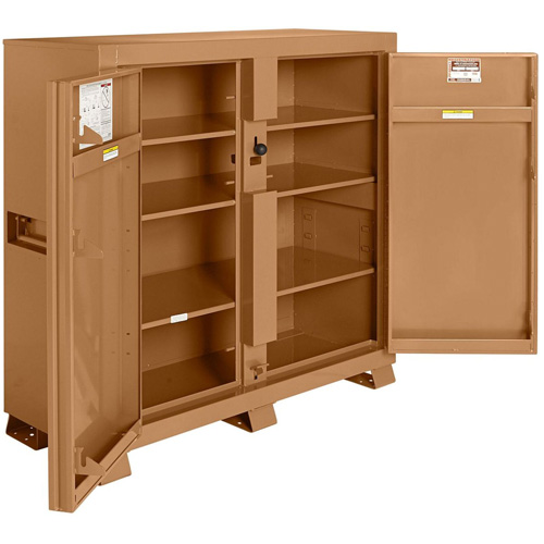Armoire de chantier mod&egrave;le 109 avec cadenas, Acier, 47,5 pi³, Havane Duraquip Inc