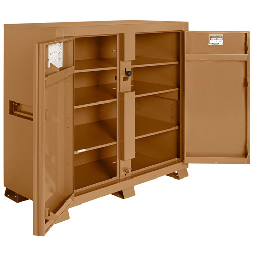 Armoire de chantier mod&egrave;le 139 avec cadenas, Acier, 59,4 pi³, Havane Duraquip Inc