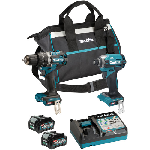 40Vmax XGT Brushless Cordless Impact Driver & Hammer Drill/Driver Tool Kit, Lithium-Ion, 40 V Duraquip Inc