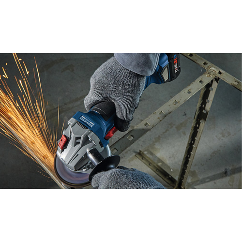 Brushless Angle Grinder with Slide Switch, 4-1/2" Wheel, 18 V Duraquip Inc