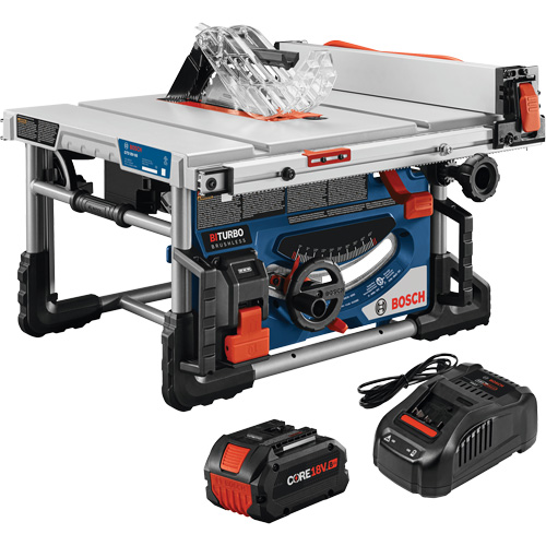 PROFACTOR 18V 8-1/4 In. Portable Table Saw Kit, 18 V, 5500 RPM Duraquip Inc