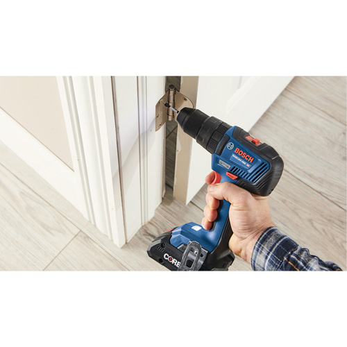 EC Brushless 1/2 In. Hammer Drill/Driver Kit, 1/2" Chuck, 18 V Duraquip Inc