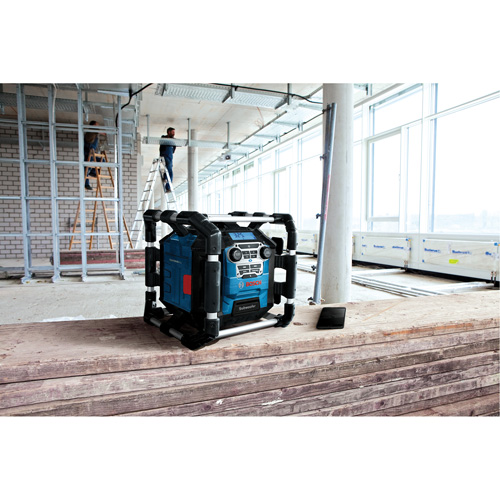 Radio de chantier avec Bluetooth 5.0 et station dalimentation, Lithium-ion, 18 V Duraquip Inc