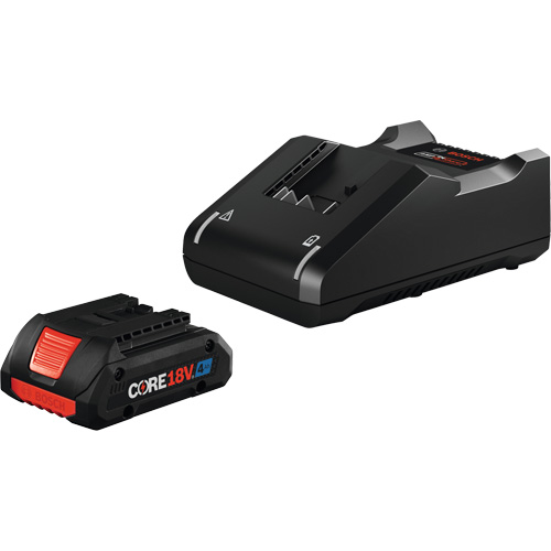 Trousse de d&eacute;part avec batterie et chargeur Advanced Power CORE18V 4 Ah, 18 V, Lithium-ion Duraquip Inc