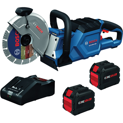 Ensemble scie tronçonneuse sans balais, 9", 18 V Duraquip Inc