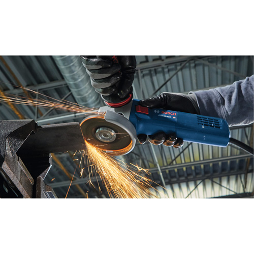 Rectifieuse angulaire ergonomique, 4-1/2", 120 V, 10 A, 11000 Tr/min Duraquip Inc