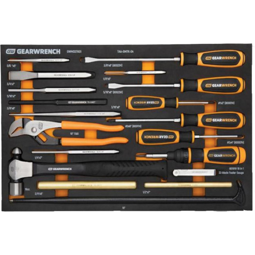 Striking Tools & Screwdriver Set in Foam Storage Tray Duraquip Inc