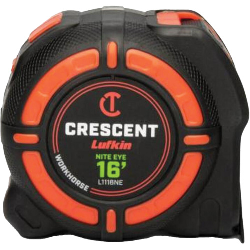 Ruban &agrave; mesurer WORKHORSE NITE EYE, 1-1/4" x 16' Duraquip Inc