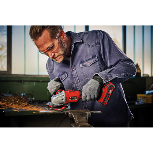 Professional Cordless Angle Grinder (Tool Only), 4-1/2" Wheel, 18 V Duraquip Inc